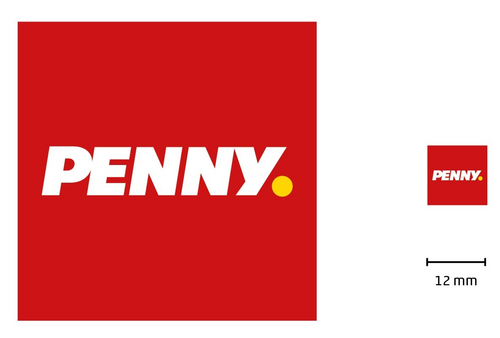 PENNY Logo - Quadratische Version - Mindestgroessen